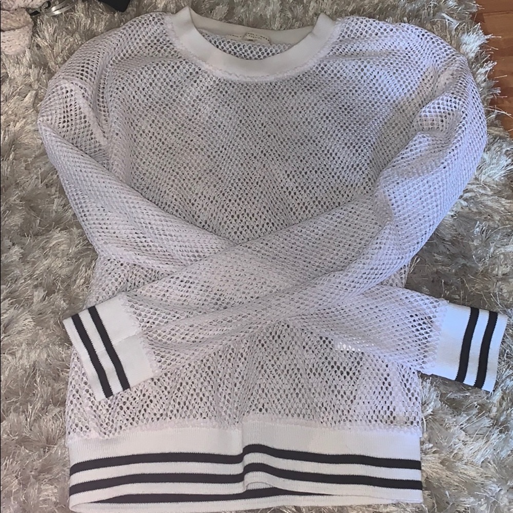 Fishnet shirt!